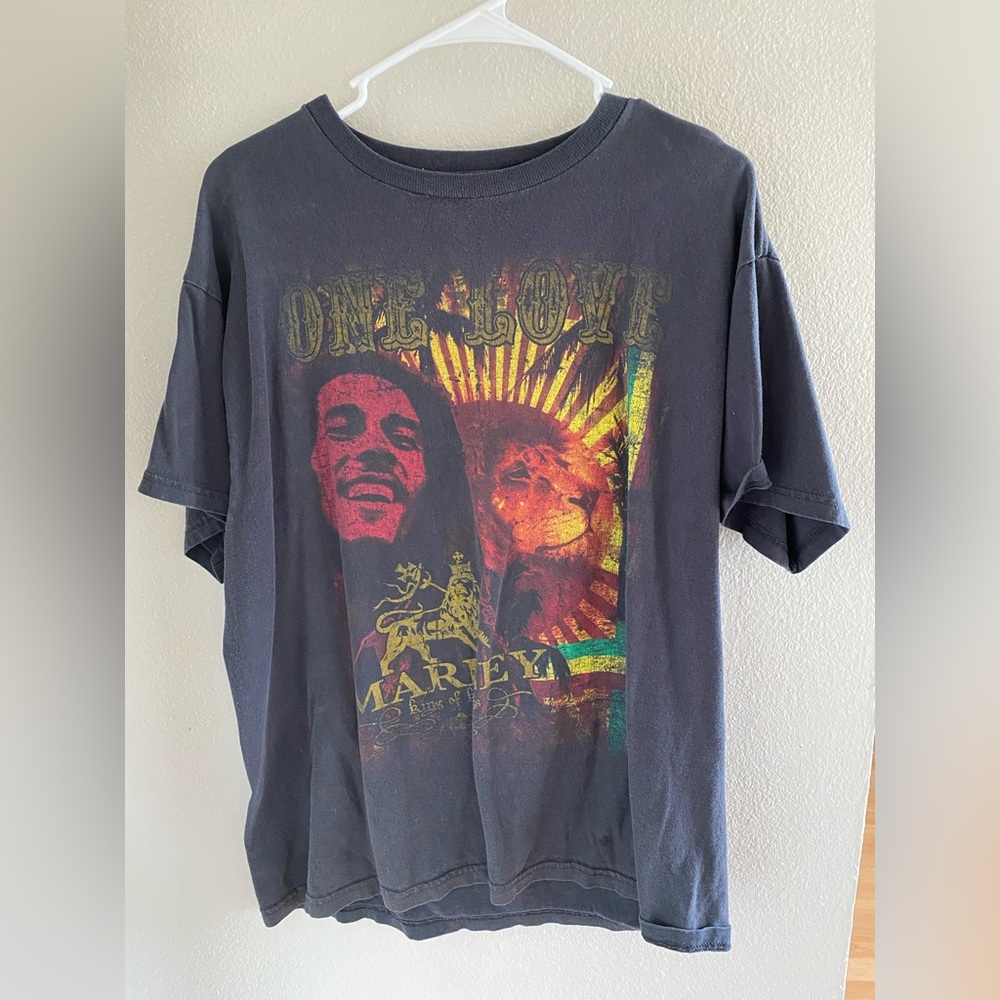 One love, Bob Marley vintage T-shirt